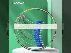 FTTX HXCOWO 12-цветный оптоволоконный косичка SC UPC одномодовый G657A 0,9 мм G652D