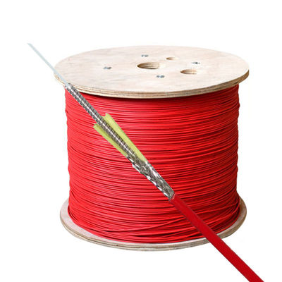 Купить Red Indoor Flame Retardant Jacket DTS Distributed Temperature Sensing Fiber Optic Cable онлайн изготовление