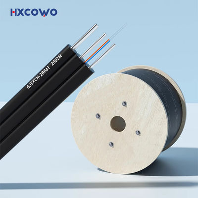 Купить LSZH GJYXCH Self-Supporting Fiber Drop Cable for FTTH Outdoor 1 Core 1KM 9/125 G657A онлайн изготовление