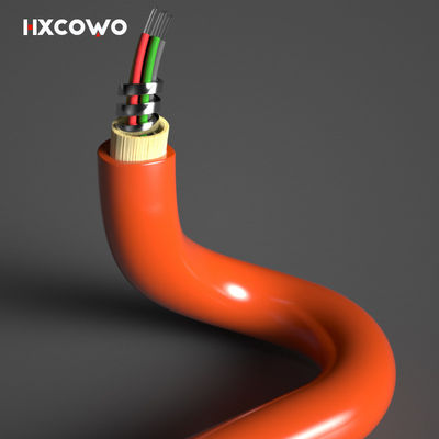 Купить Custom Length Multimode 6 Core 12 Core Flexible Spiral Steel Armoured Fiber Optical Cable онлайн изготовление