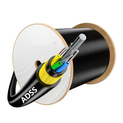 Купить G652D Fiber Optic Overhead Cable 12 24 48 96 Core ADSS Self Supporting Aerial Cable онлайн изготовление