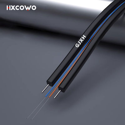 Купить Telecom Communication Indoor Fiber Cable 1 2 4 Core GJXH G657A2 6 Core Wire Cable онлайн изготовление