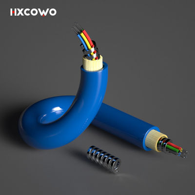 Купить Dustproof Single Mode Outdoor 2-288 Core Flexible Spiral Steel Armored Fiber Optical Cable онлайн изготовление