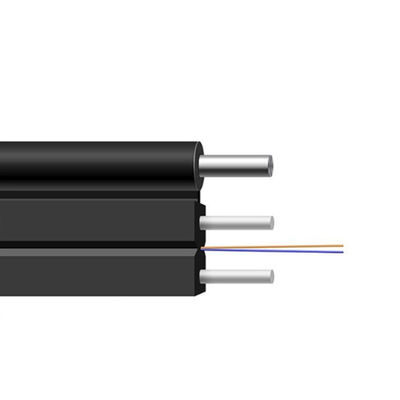 Купить G657A 1km FTTH Drop Cable 1 2 4 6 8 12 Core PVC Fiber Optical Cable for Indoor/Outdoor онлайн изготовление