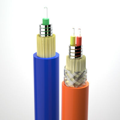 Купить Spiral Armored Fiber Optical Cable 2.0/3.0mm CPR FTTH 1 Core Single Mode Indoor Flexible онлайн изготовление