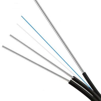Купить 12 Core SM G655 Fiber Optic Cable GJYXCH Drop LSZH Telecom Comunication PE Jacket PVC онлайн изготовление