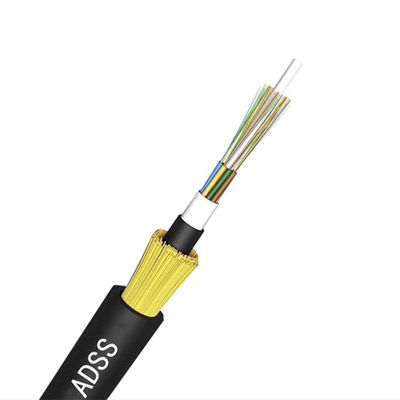 Купить ADSS 24 Core Fiber Optic Cable With High Tension Wire Double Jacket онлайн изготовление