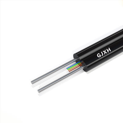 Купить G657A1 G657A2 Indoor Fiber Optic Cable With Steel Messenger 1/2/4/6/8/12Cores онлайн изготовление