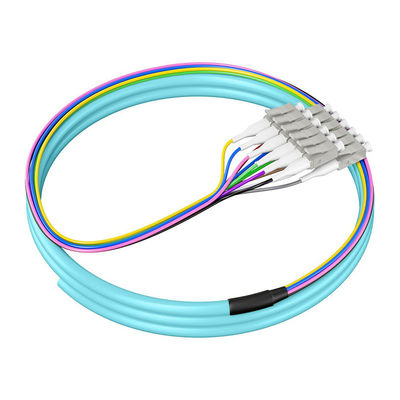 Купить PVC LSZH HXCOWO Novel 12-Color 12-Core LC FC SC ST UPC/APC Single Mode G657A/G652D 0.9mm MM Fiber Pigtails онлайн изготовление