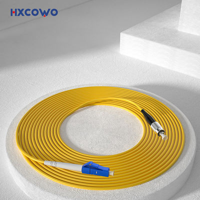 Купить LC FC Single Mode Simplex UPC/APC 0.9/2/3 MM Armored Fiber Optic Patch Cord PVC LSZH онлайн изготовление
