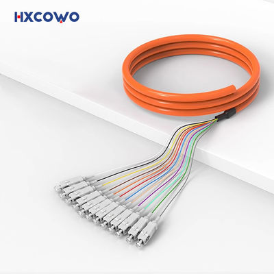 Купить Оранжевый оптоволоконный пигтейл SC APC OM1 OM2 OM3 FTTH CATV Производство в сети