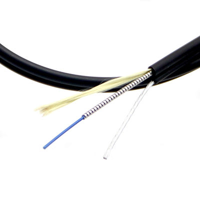 Купить G657A LSZH Aerial Figure 8 Drop Indoor Outdoor Armored Fiber 2-4 Core онлайн изготовление