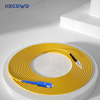 Купить FTTX Fiber Optic Patch Cord с разъемами HXCOWO SC FC и SM Indoor Armored Cable Производство в сети