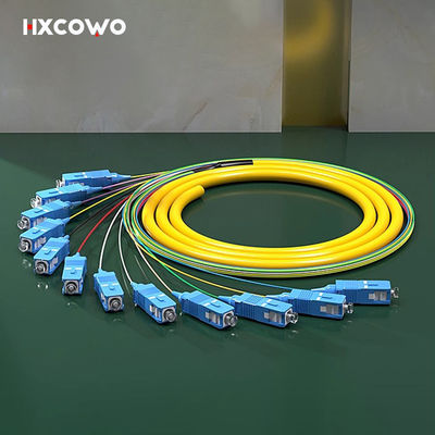 Купить 12 Ядра SC UPC APC LC FC ST E2000 SM MM OM2 OM3 OM4 Волоконно-оптическая ленточка Производство в сети