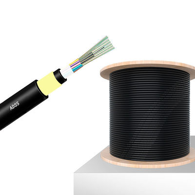Купить Single Mode ADSS Fiber Cable G657A Outdoor Self Supporting Aerial Fiber Cable онлайн изготовление