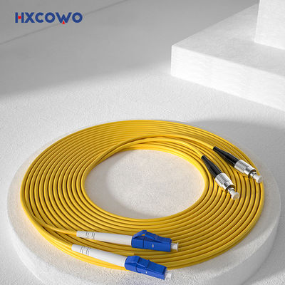 Купить Armored Fiber Cable Patch HXCOWO OM4 LC UPC to FC Duplex Multimode Fiber Optic Cable онлайн изготовление