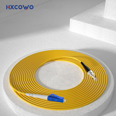 Купить HXCOWO SM SX G657A2 LC/UPC-FC 2 3mm LSZH Armored Fiber Optic Cable Patch for Wifi Network онлайн изготовление