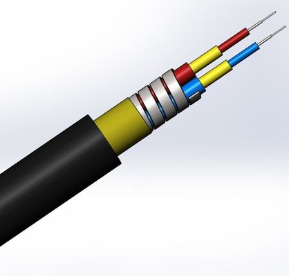 Купить SM LC SC FC CPRI Waterproof FTTA Jumper Armored Fiber Optic Cable 7.0mm 2C 4C онлайн изготовление