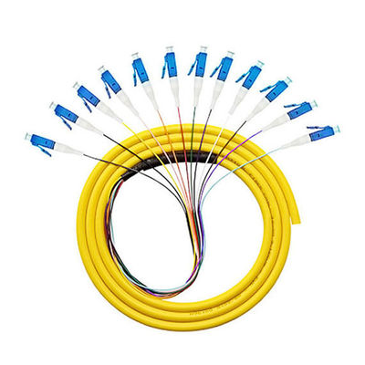 Купить 12 ядра LC FTTH 0,9 мм OM2 OM3 волоконно-оптический хвост для плавной передачи сигнала Производство в сети