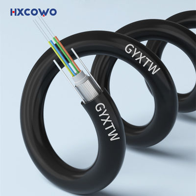 Купить Fiber Optic Cable GYXTW G657A G652D Armoured Outdoor Single Mode OS2 4 6 12 24 Core онлайн изготовление