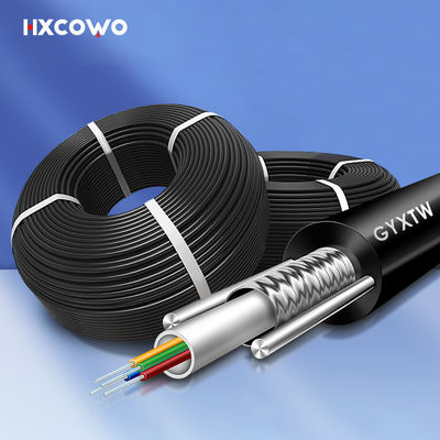 Купить High Speed Armored Single Mode Fiber G657A1 G657A2 Outdoor Armored Fiber Optic Cable онлайн изготовление