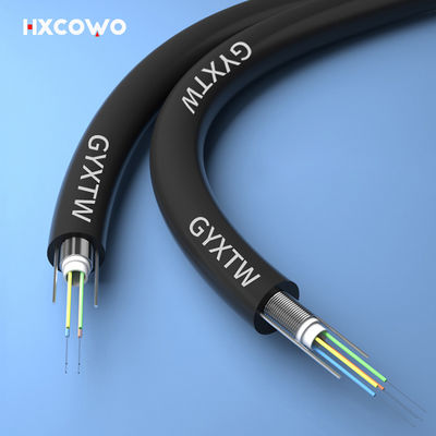 Купить GYXTW Armoured Fiber Optic Cable HXCOWO Singlemode Self Supporting онлайн изготовление