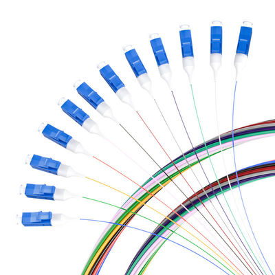 Купить HXCOWO SM G657A 12 Cores Colors LC/APC LC/UPC FTTH Fiber Optic Pigtail for 3G Network онлайн изготовление