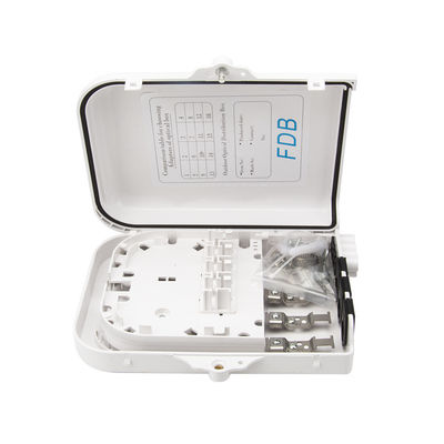 Купить Black White OEM Fiber Optic Distribution Box FTTX 8 Core With 1 8 PLC Splitter онлайн изготовление