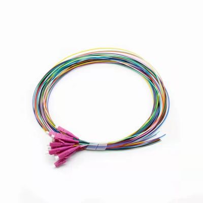 Купить 12 ядер LC UPC Fiber Optic Pigtail Multimode G657A1 FTTH Pigtail для сетевых подключений Производство в сети
