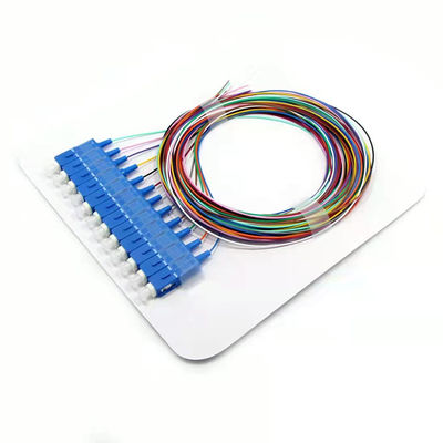 Купить SC/UPC SM LSZH 12 Fiber Optic Pigtail Waterproof Cable Single Mode Fiber Pigtails онлайн изготовление