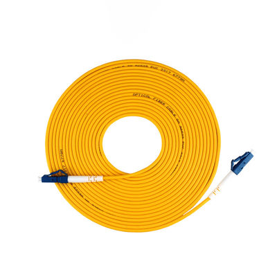 Купить Indoor SM G652D G657A1 G657A2 Simplex 3.0mm LC UPC Fiber Optic Cable Patch for FTTxFTTB онлайн изготовление