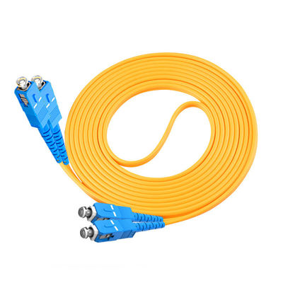 Купить SC/UPC-SC/UPC Duplex Multimode OM3 Jumper Cable Fiber Optic Patch Cord для сетей Производство в сети