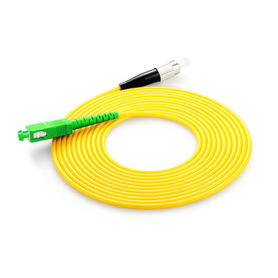 Купить PVC LSZH Fiber Optic Cable Patch SC FC LC ST Connector Type HXCOWO G652D G657A APC UPC онлайн изготовление