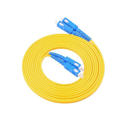 Купить PVC LSZH HXCOWO FTTH 1.6mm 2mm 3mm Duplex SC UPC Jumper 1.5m 3.5m Armored Fiber Optic Cable Patch онлайн изготовление