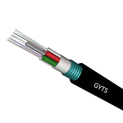 Купить HXCOWO Steel Armoured Fibre Optic Cable Aerial Duct 6 12 24 48 96 144 Core GYTS онлайн изготовление