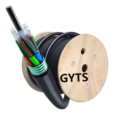 Купить GYTS 24 48Cores Outdoor SM Direct Burial Armored Fiber Optic Cable For Stable Network онлайн изготовление