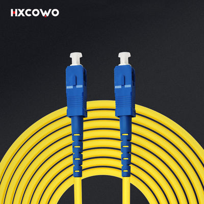 Купить Армированный оптоволоконный соединительный кабель FTTH G652D G657A1 G657A2 HXCOWO SC SC UPC APC Производство в сети