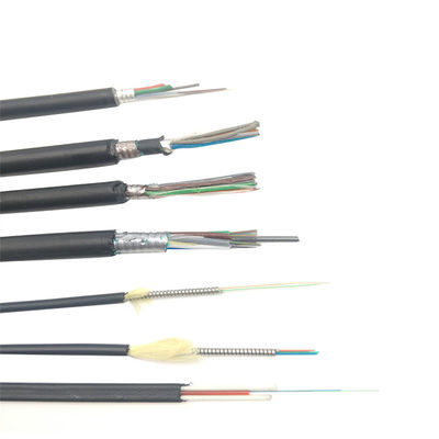 Купить Кабель оптоволоконный бронированный наружный с регулируемой длиной, оснащенный стальной лентой и заполняющим шнуром № 5 0, идеально подходит для наружных сетевых установок онлайн изготовление