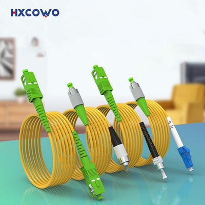 Купить 1core Fiber Optic Patch Cord HXCOWO SC/FC/LC/ST Low Loss APC/UPC 9/125 SM SX 3M G657A онлайн изготовление