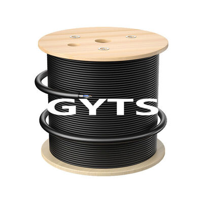 Купить GYTS GYTA 12 24 48 96 Core Fiber Optic Cable Black Outdoor Armored Cable онлайн изготовление