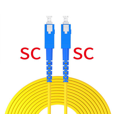 Купить 1-ядерный оптоволоконный патч-шнур SC To SC UPC/APC 2.0mm/3.0mm G652D/G657A для FTTH Производство в сети