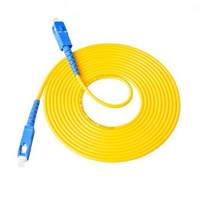 Купить G652D/G657A1/G657A2/OM1/OM2/OM3/OM4 Fiber Optic Drop Patchcord With SC-SC Connector онлайн изготовление