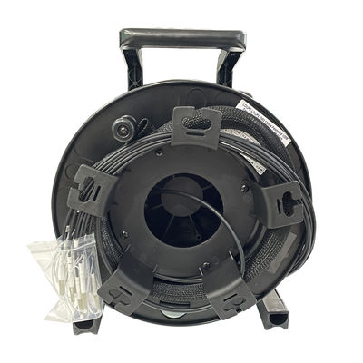 Купить LSZH Jacket Tactical Fiber Optic Cable Черный Военный тактический кабель Производство в сети