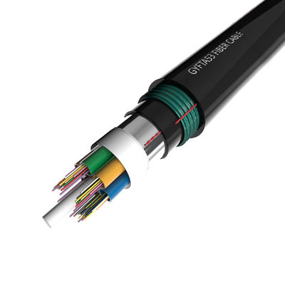 Купить GYFTA53 Double Armored Fiber Optic Cable with 2-288 Cores Loose Tube Stranded Design for Direct Burial Applications онлайн изготовление