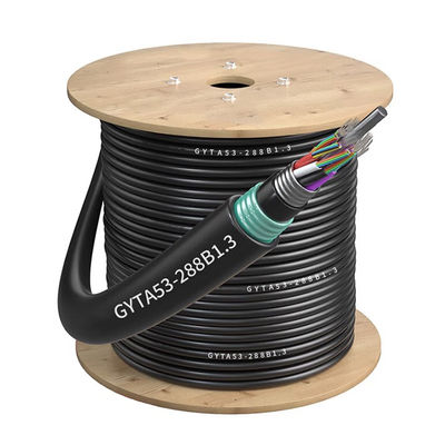 Купить Outdoor Armored Fiber Optic Cable GYTA53 2~216core 1km Unarmed for Telecom Communication онлайн изготовление