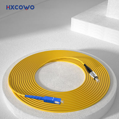 Шнур оптоволоконного патча на заказ Цвета HXCOWO FTTH SC/FC UPC APC бронированный SM MM SX DX Кабель оптоволоконного патча